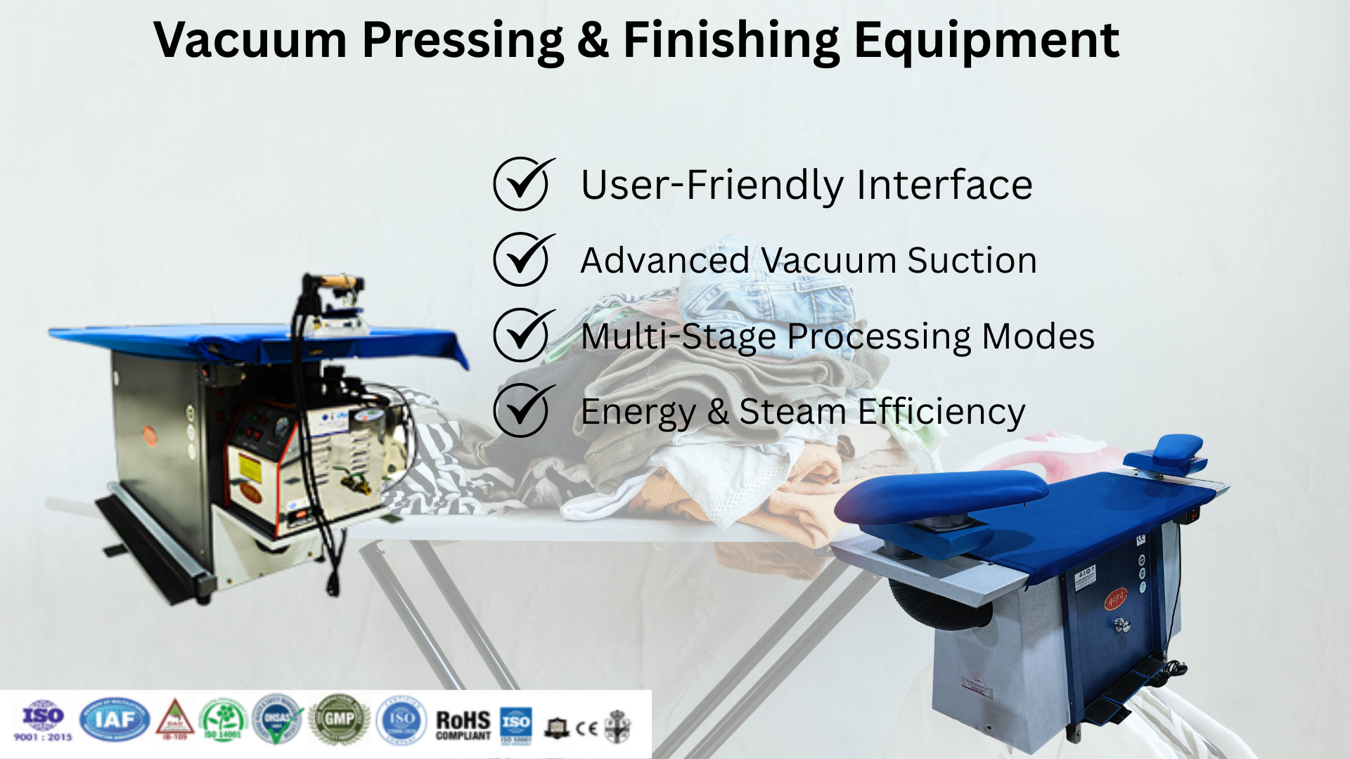 Vacuum Pressing & Finishing Equipment